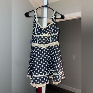 For Love & Lemons Polka Dot Mini Dress